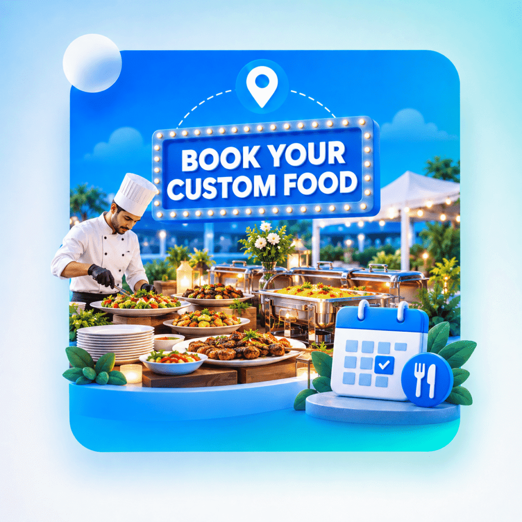 book your custom food